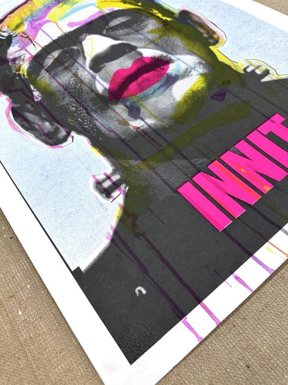 INNIT / ORIGINAL (1W) SCREENPRINT - #OLIFOWLERART