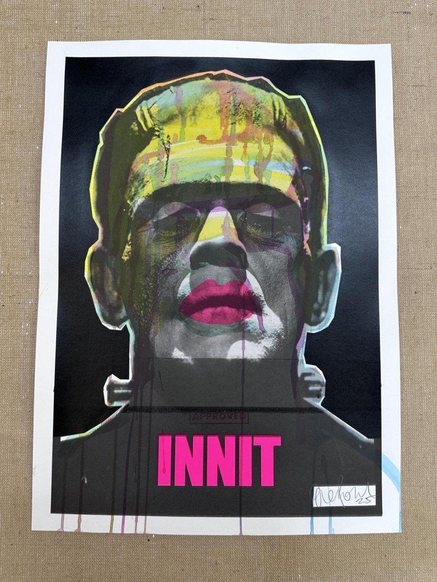 INNIT / ORIGINAL (3B) SCREENPRINT - #OLIFOWLERART