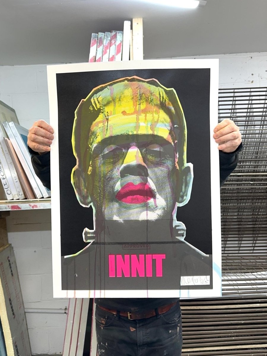 INNIT / ORIGINAL (3B) SCREENPRINT - #OLIFOWLERART