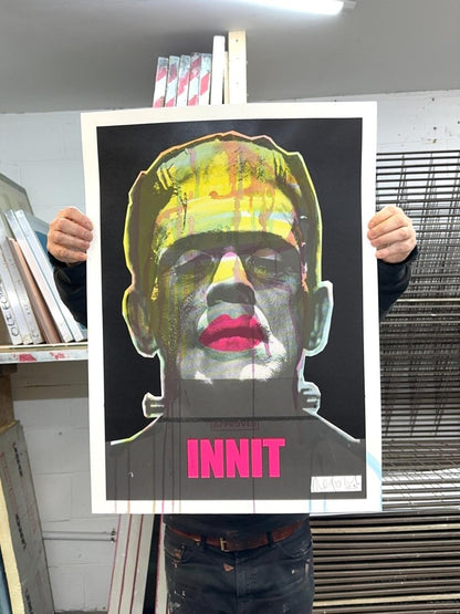 INNIT / ORIGINAL (3B) SCREENPRINT - #OLIFOWLERART