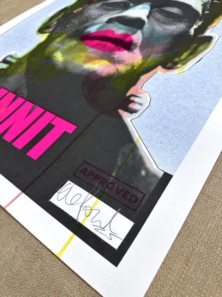 INNIT / ORIGINAL (3W) SCREENPRINT - #OLIFOWLERART - frankenstein