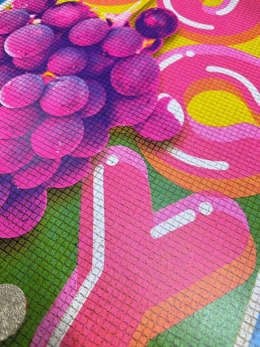 Juicy Hand Pulled Screenprint With Gold Leaf - shop_name