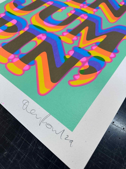 Jumpin' Hand Pulled Screenprint - shop_name