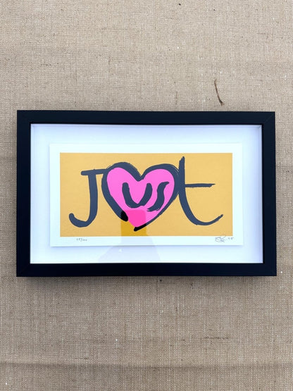 JusT FLURO PINK (FRAMED) - shop_name