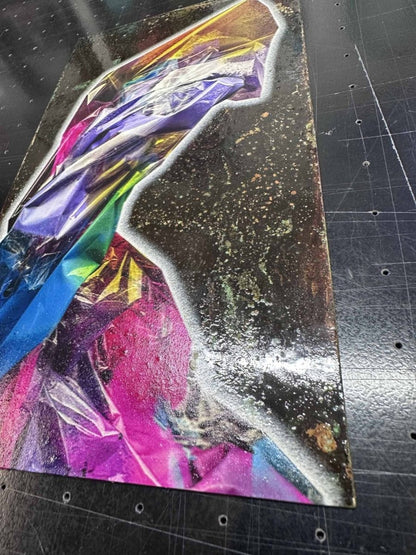 Lean Rectangle Original Oxidised Artwork - shop_name