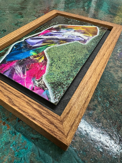 Lean Rectangle Original Oxidised Artwork - shop_name Lean Rectangle Original Oxidised Artwork