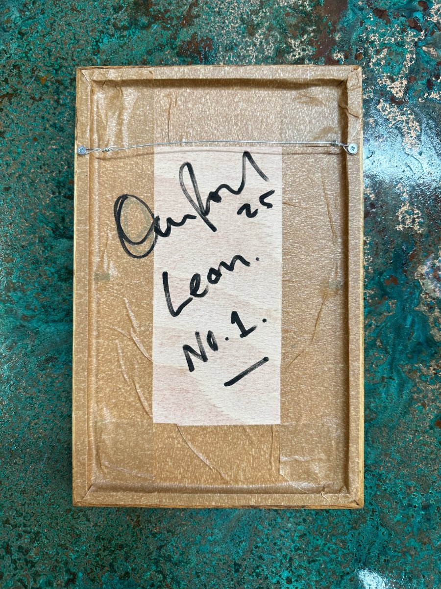 Lean Rectangle Original Oxidised Artwork - shop_name Lean Rectangle Original Oxidised Artwork