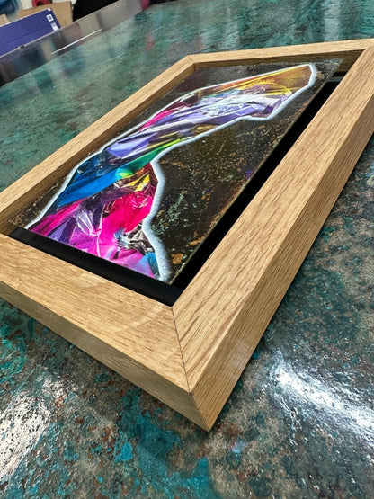 Lean Rectangle Original Oxidised Artwork - shop_name Lean Rectangle Original Oxidised Artwork