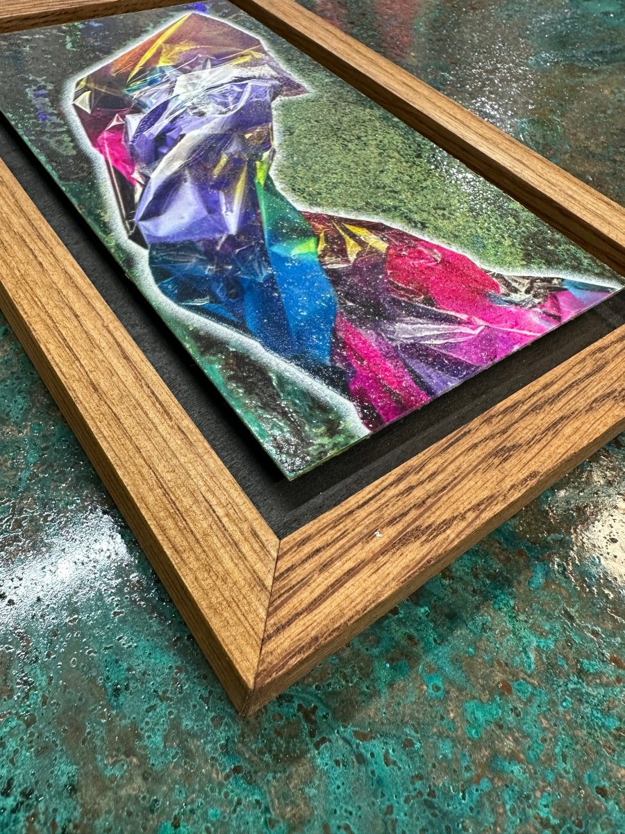 Lean Rectangle Original Oxidised Artwork - shop_name Lean Rectangle Original Oxidised Artwork