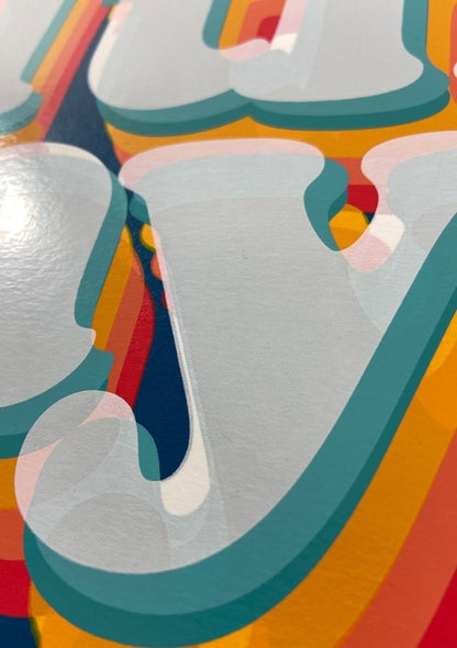 Let’s Go All The Way Hand Pulled Screenprint - shop_name