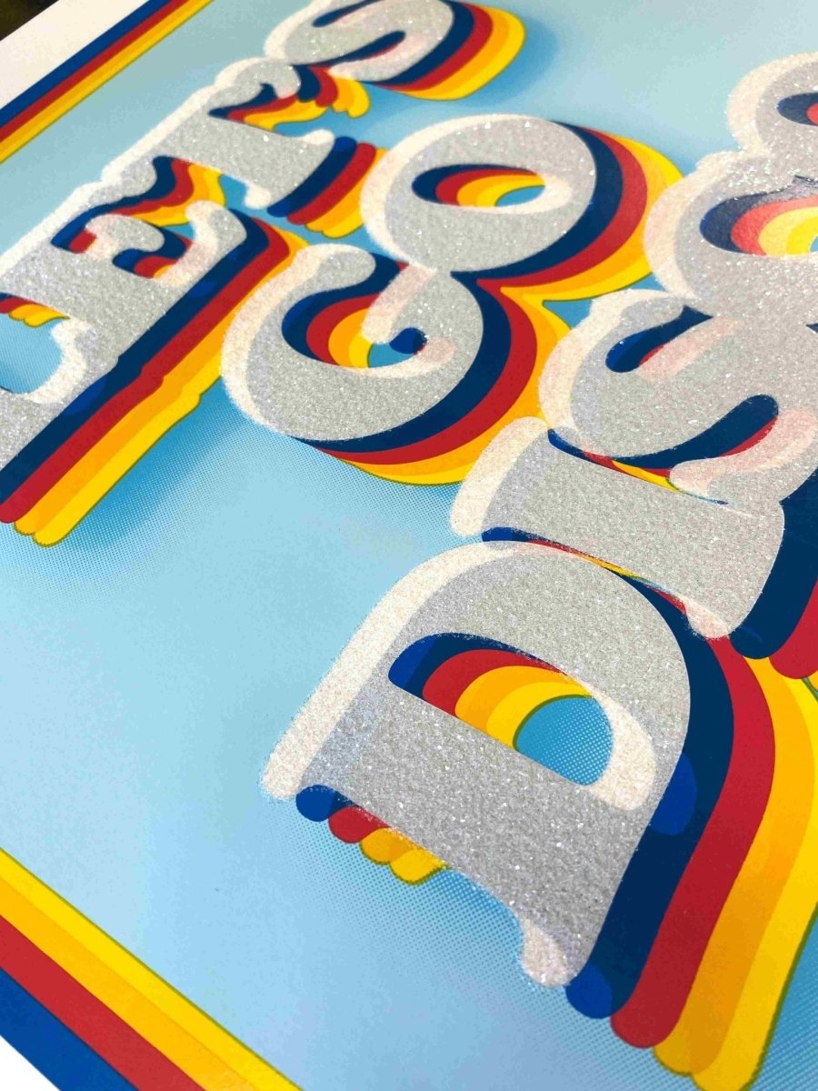 "Let's Go Disco" Diamond Dust Screenprint Edition - shop_name