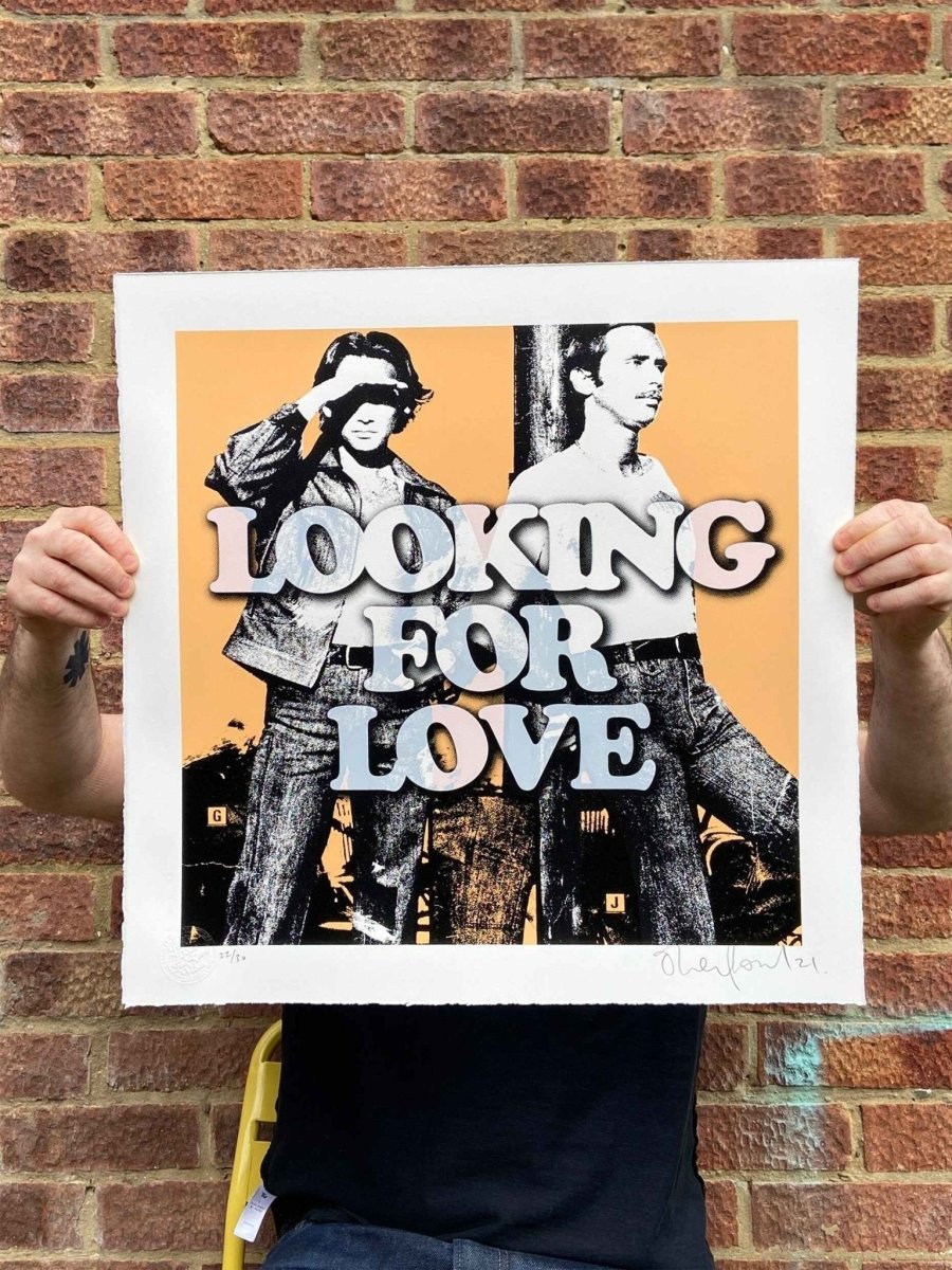 Looking For Love Hand Pulled Screenprint - shop_name