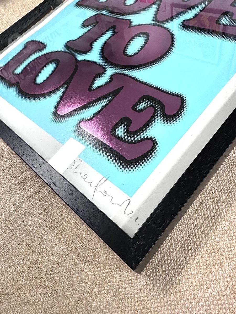 LOVE BLUE (FRAMED) - shop_name