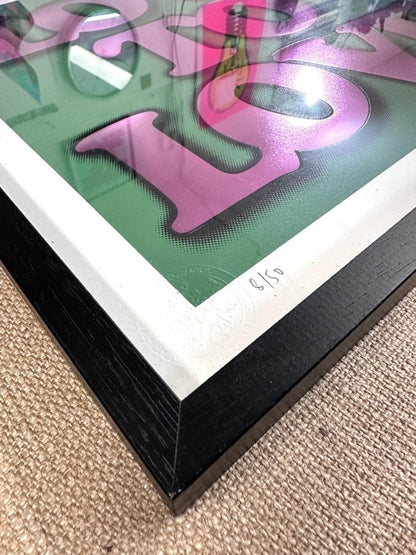 LOVE GREEN (FRAMED) - shop_name
