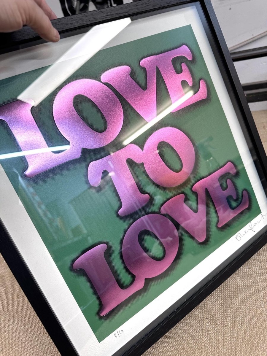 LOVE GREEN (FRAMED) - shop_name
