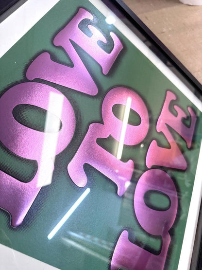 LOVE GREEN (FRAMED) - shop_name
