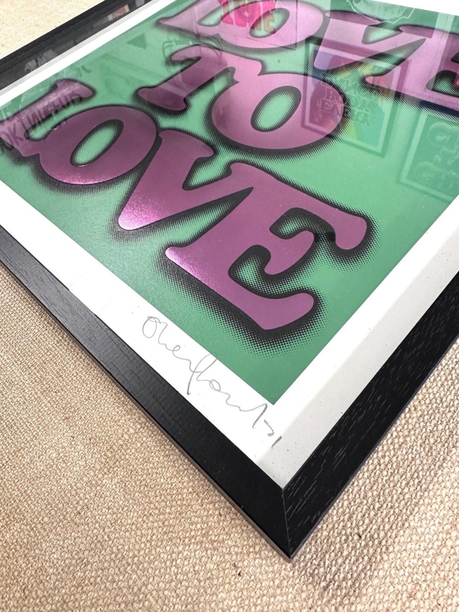 LOVE GREEN (FRAMED) - shop_name