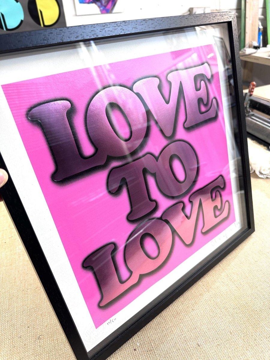 LOVE PINK (FRAMED) - shop_name