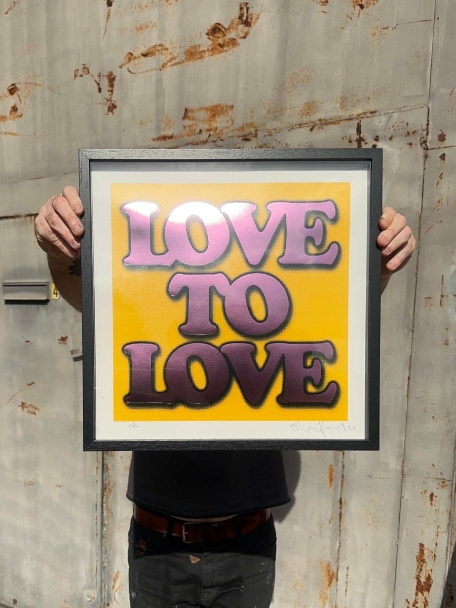 LOVE YELLOW (FRAMED) - shop_name