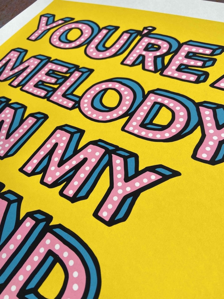 Melody Hand Pulled Screen Print - shop_name