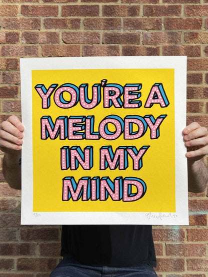 Melody Hand Pulled Screen Print - shop_name