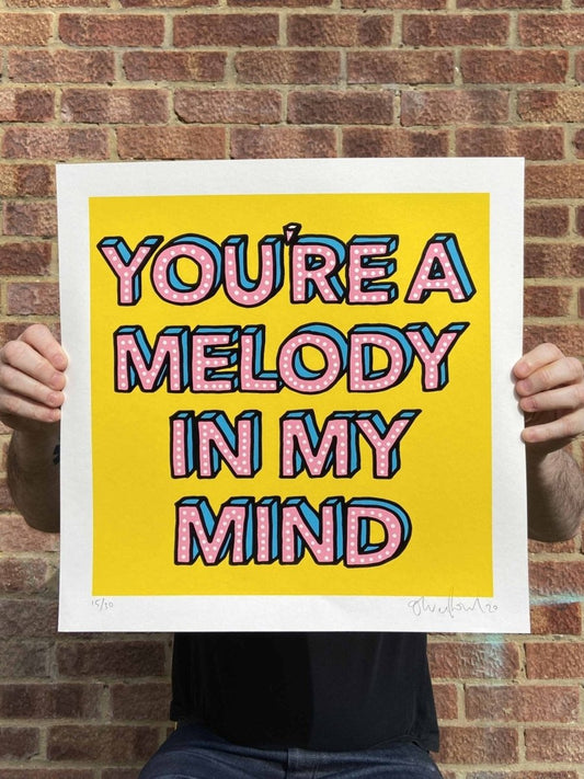 Melody Hand Pulled Screen Print - shop_name