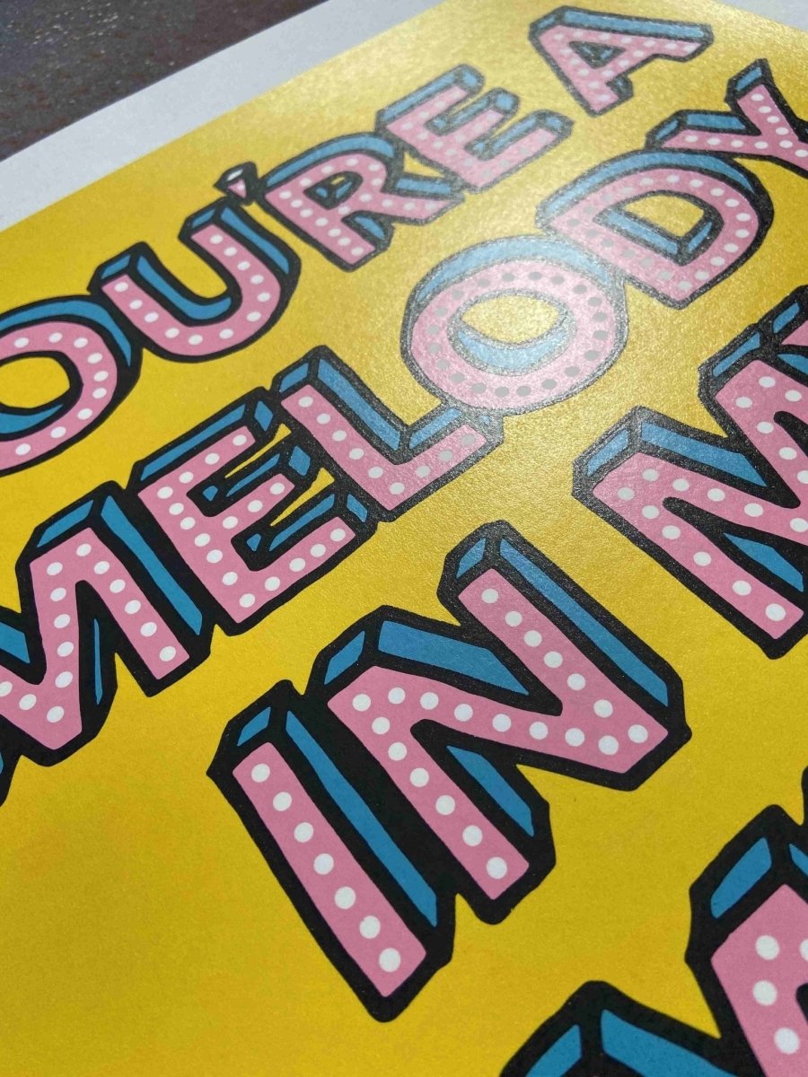 Melody Hand Pulled Screen Print - shop_name