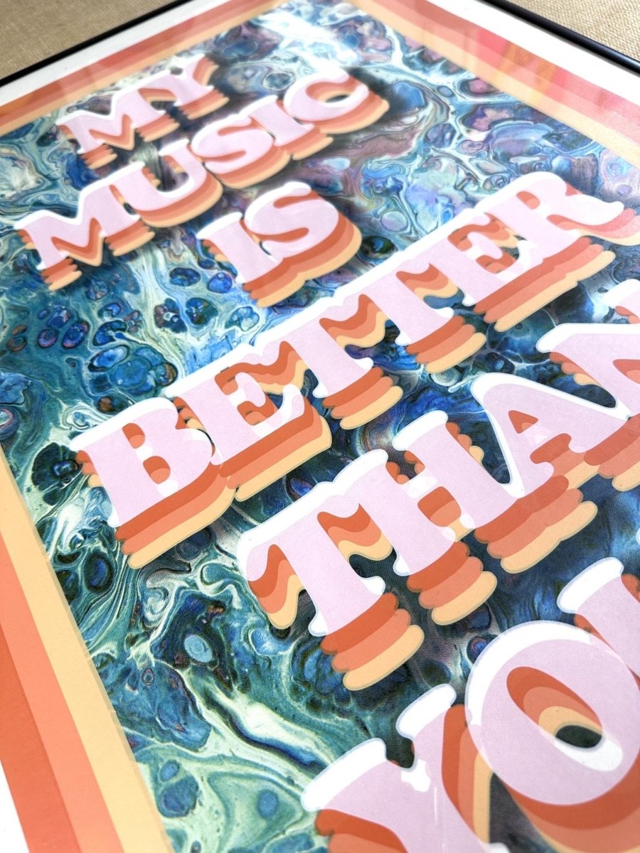 MY MUSIC (FRAMED) - shop_name