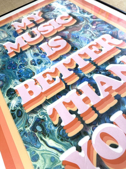 MY MUSIC (FRAMED) - shop_name