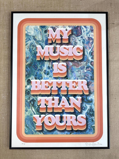 MY MUSIC (FRAMED) - shop_name