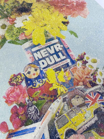 NEVRDULL Hand Pulled Diamond Dust Screen Print - shop_name