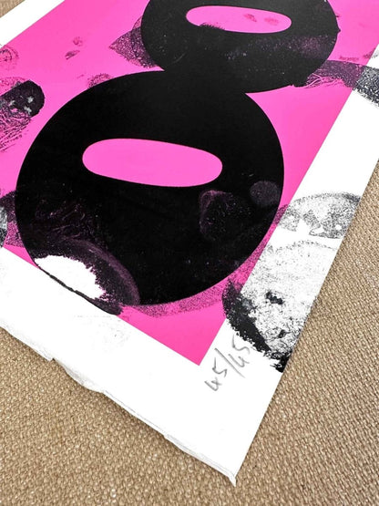 OOPS Pink Hand Pulled Screenprint - shop_name