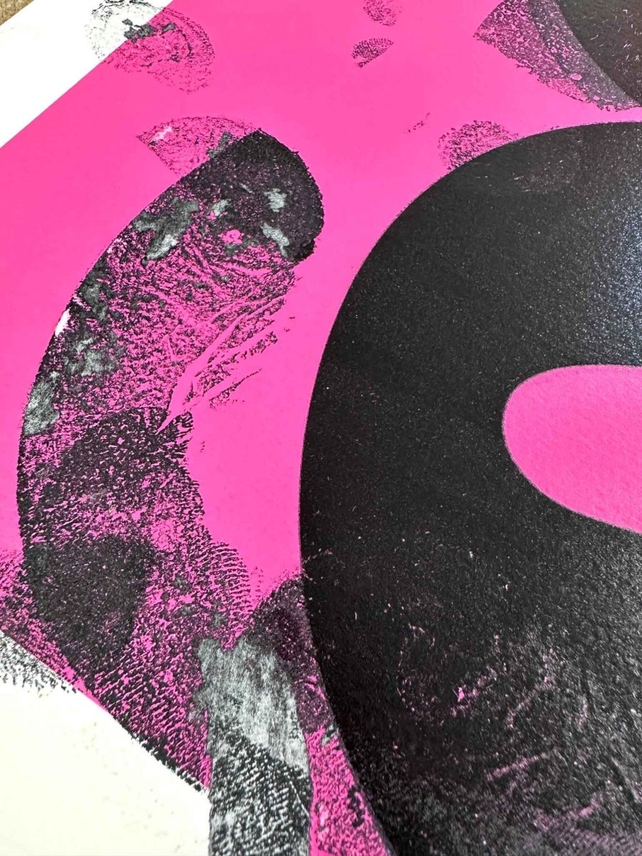 OOPS Pink Hand Pulled Screenprint - shop_name