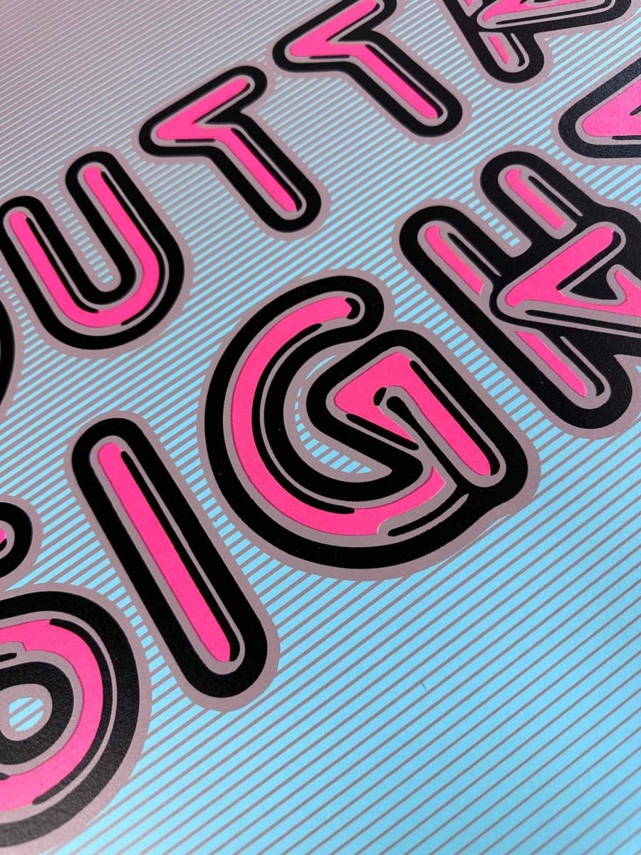 Outta Sight Hand pulled Screenprint - shop_name