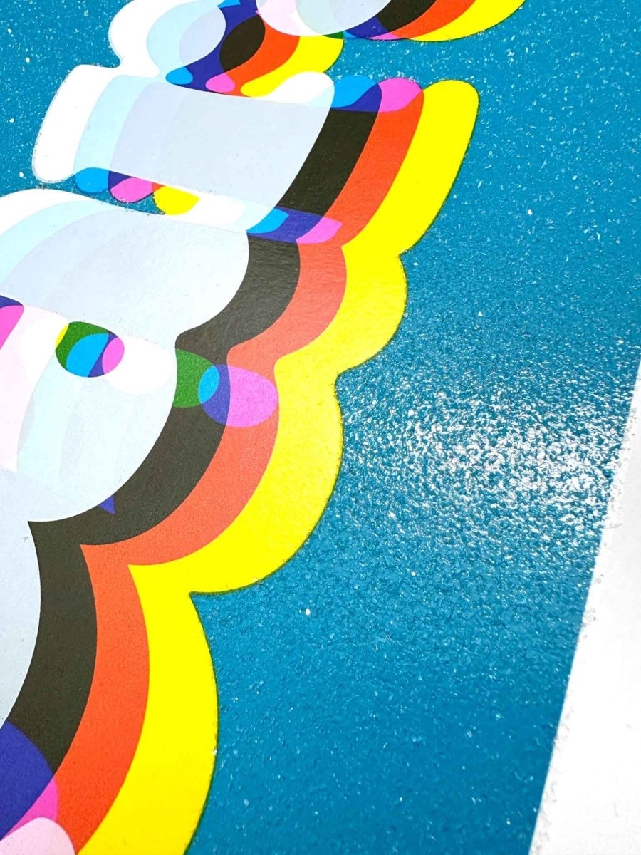 Paradise Diamond Dust Hand Pulled Screenprint - shop_name