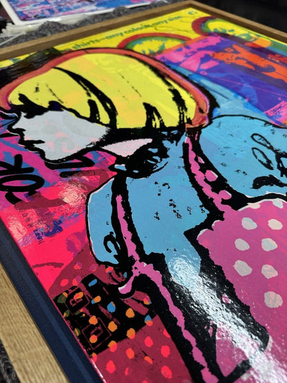 "Play Over All" Framed Original - shop_name "Play Over All" Framed Original