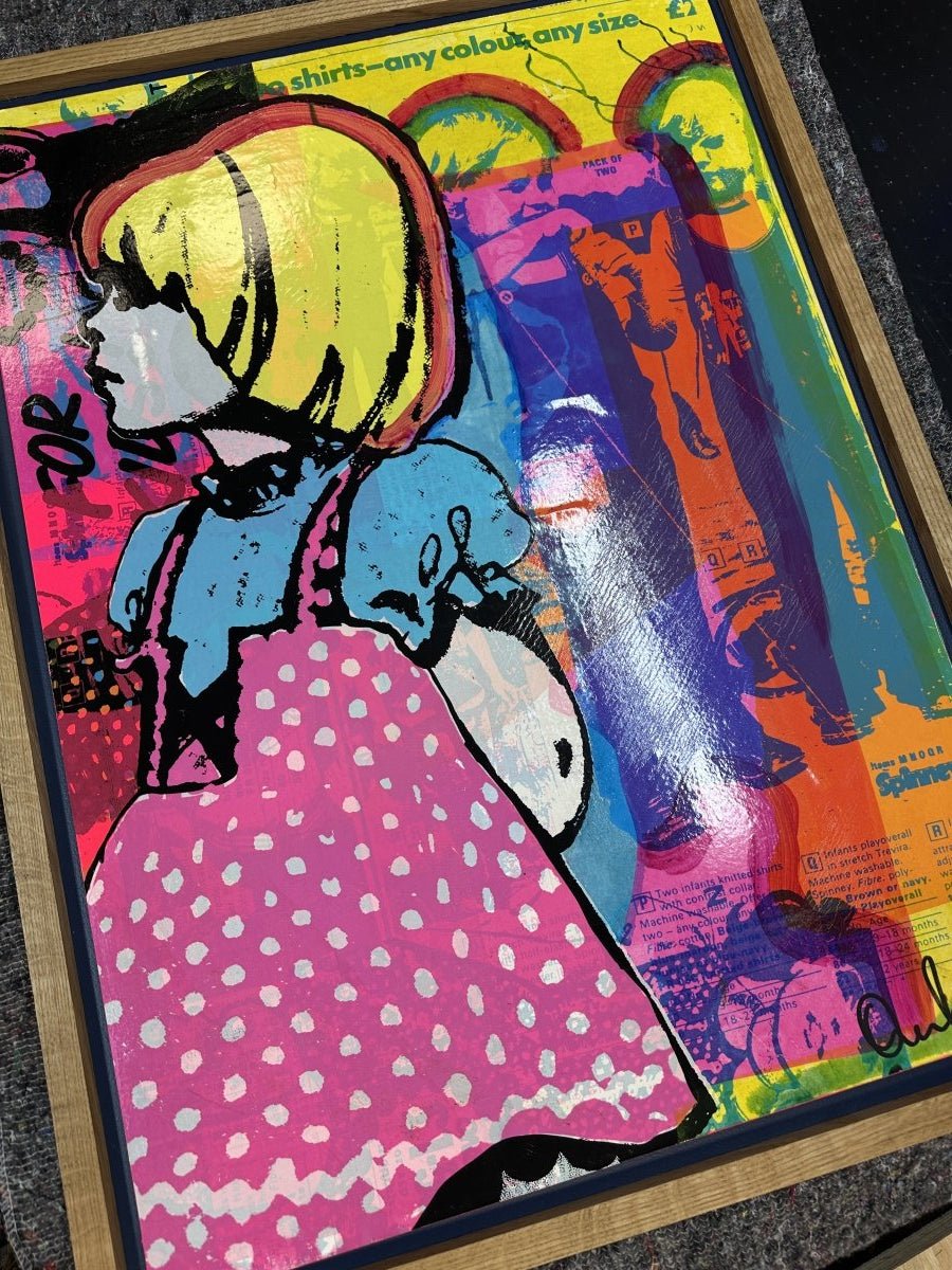 "Play Over All" Framed Original - shop_name "Play Over All" Framed Original