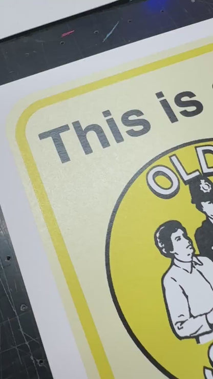 "Old School" - Hand Pulled Screenprint