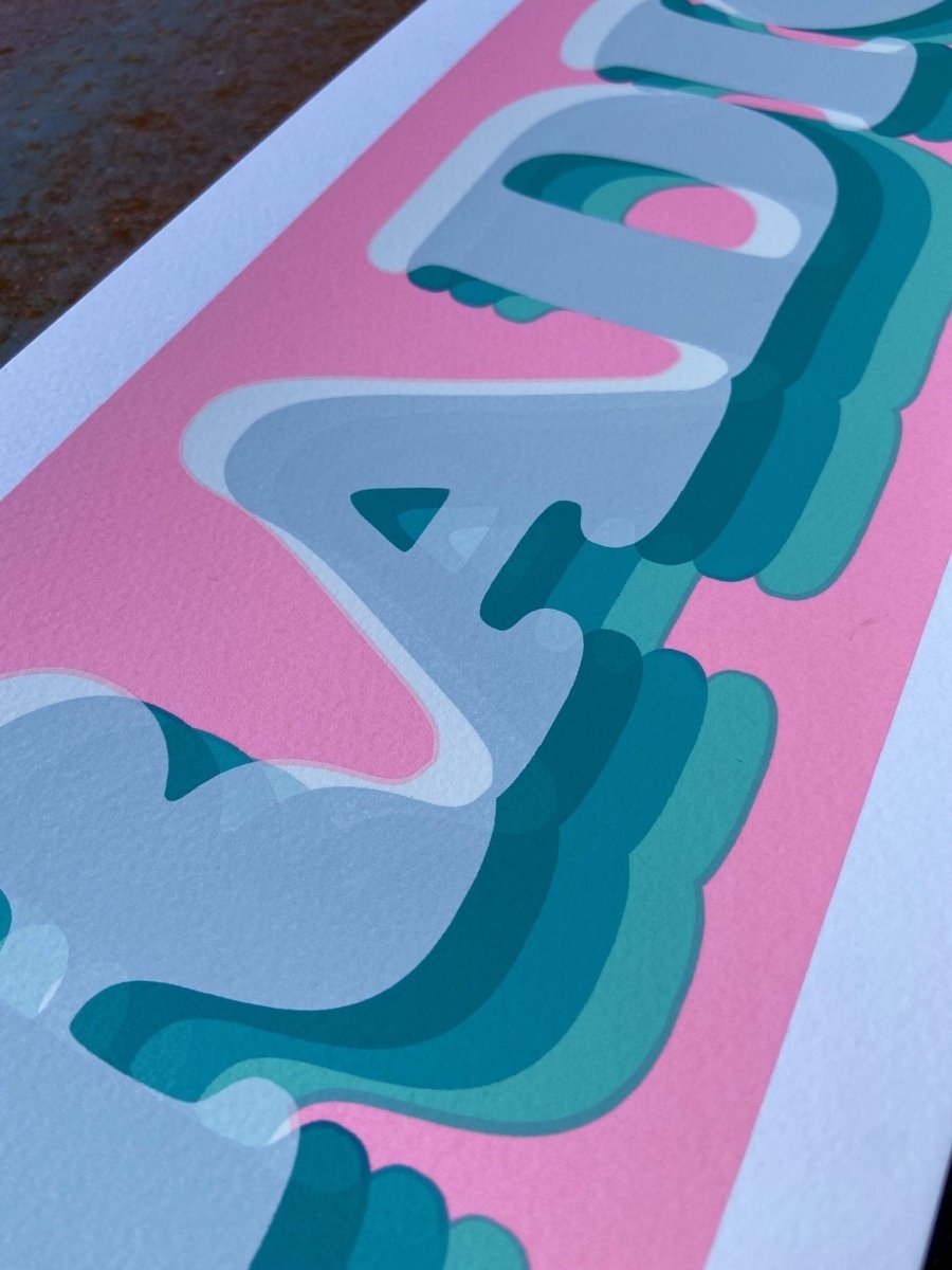 Radical! Hand Pulled Screenprint - shop_name