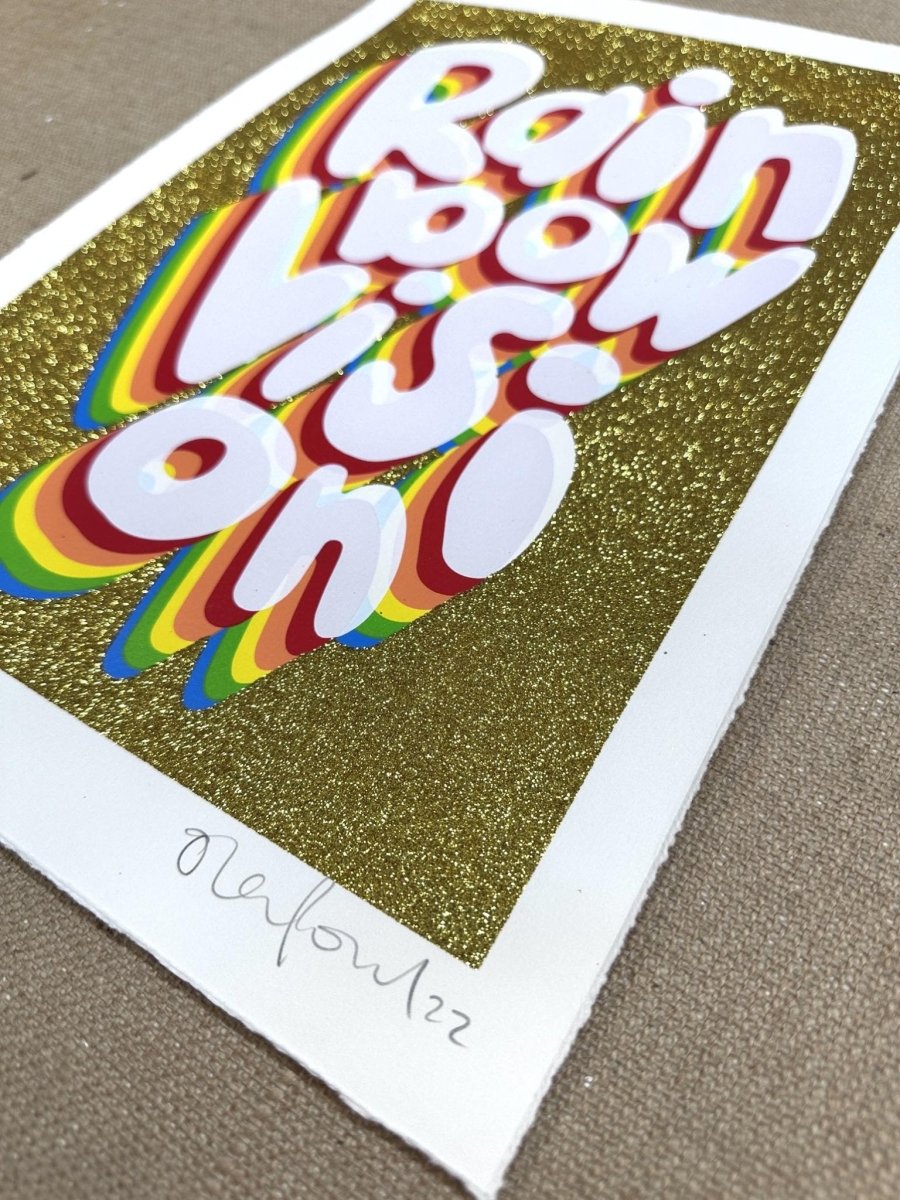 Rainbow Vision Handpulled Screenprint - shop_name