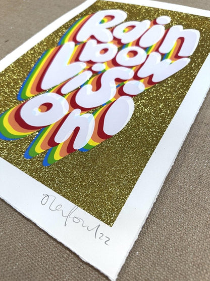 Rainbow Vision Handpulled Screenprint - shop_name