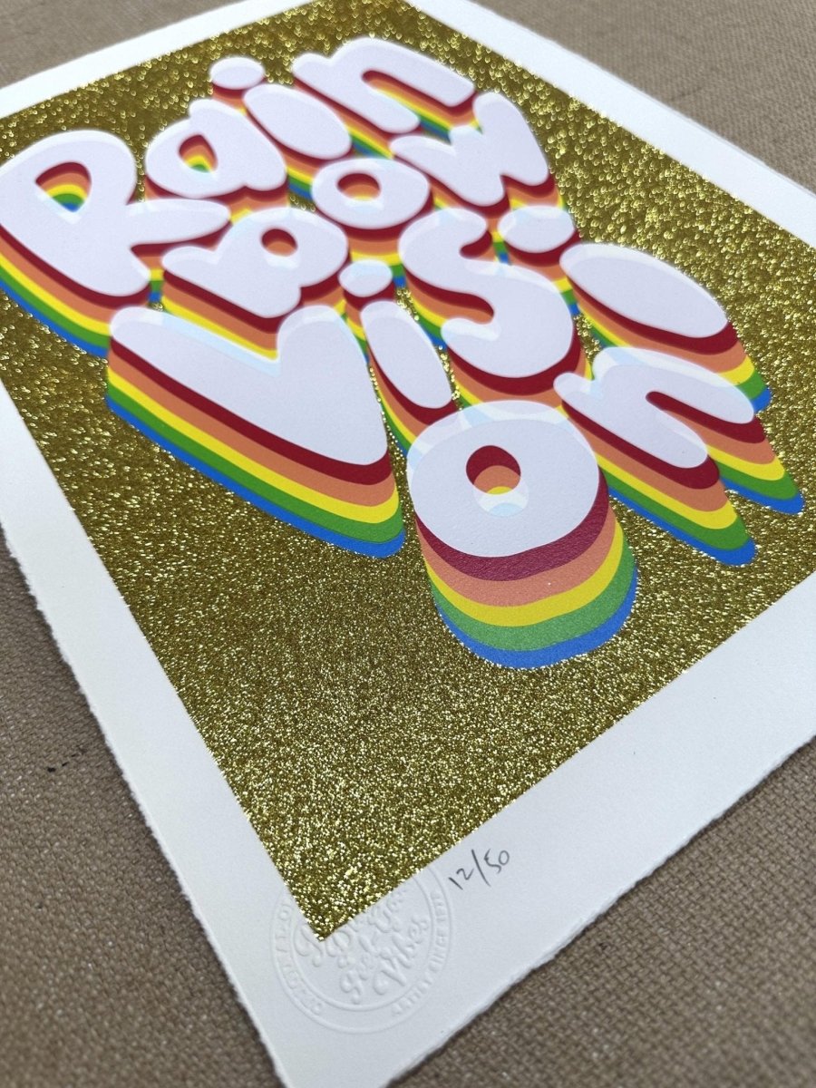 Rainbow Vision Handpulled Screenprint - shop_name