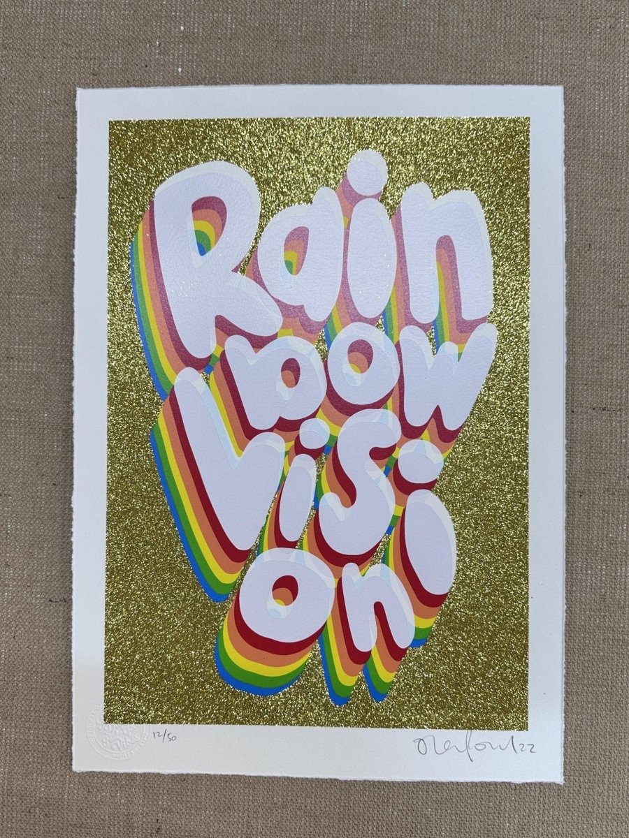 Rainbow Vision Handpulled Screenprint - shop_name