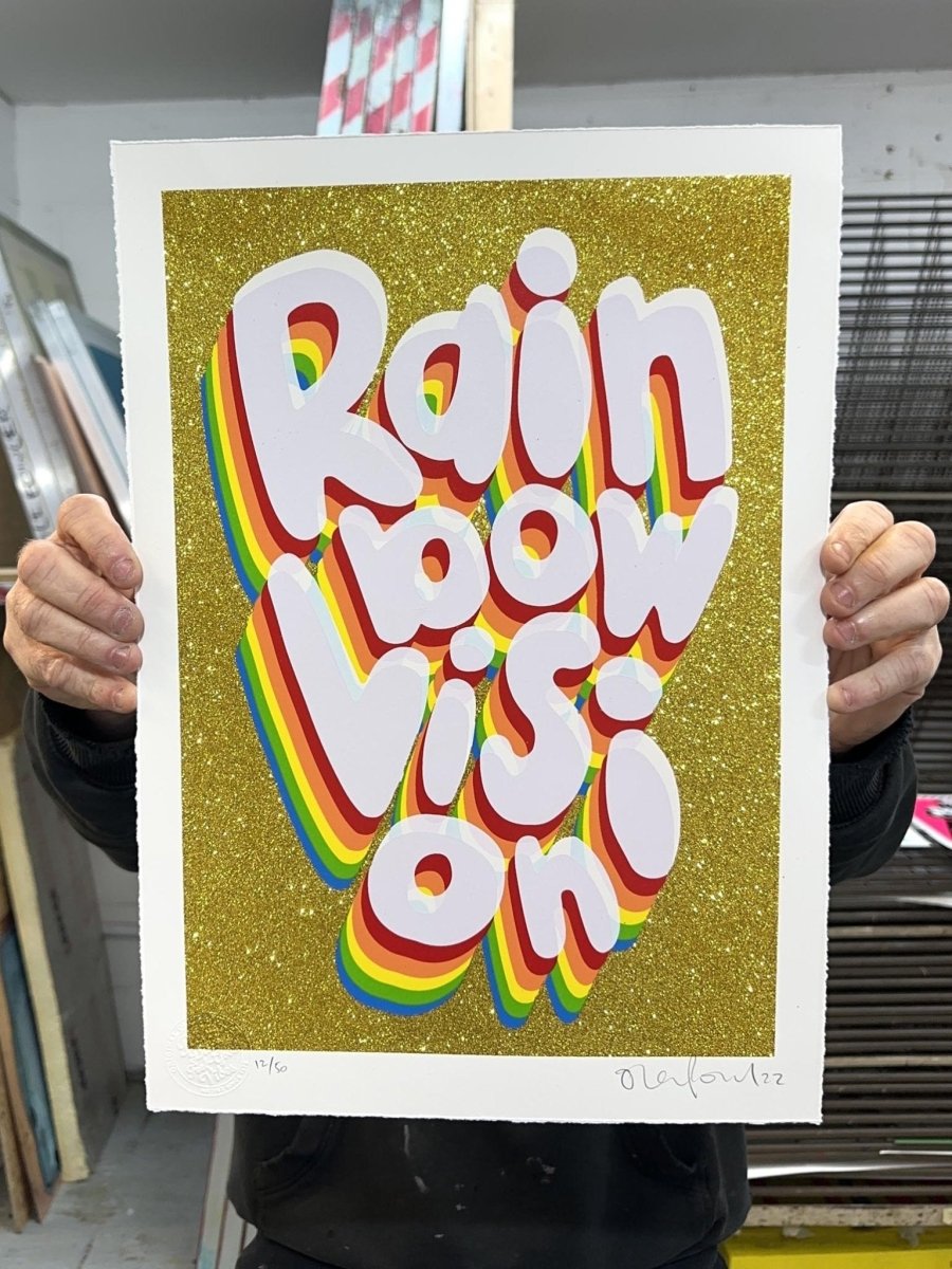 Rainbow Vision Handpulled Screenprint - shop_name