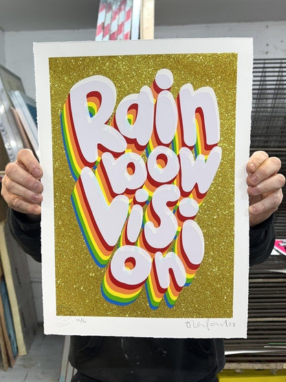 Rainbow Vision Handpulled Screenprint - shop_name