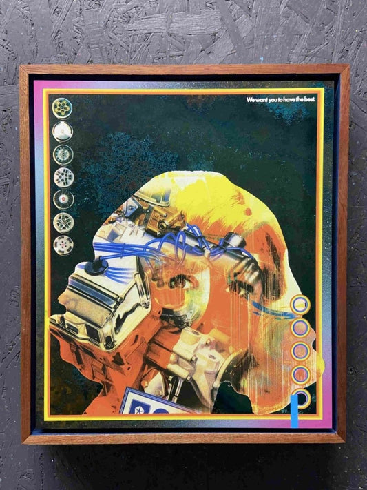 "Remember Me" Oxidised Copper Artwork B - shop_name