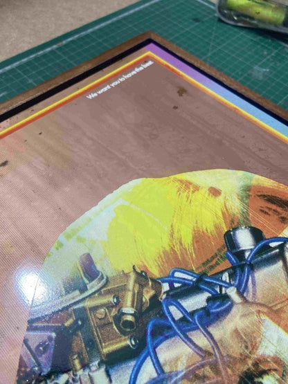 "Remember Me" Oxidised Copper Screenprinted Artwork E - shop_name