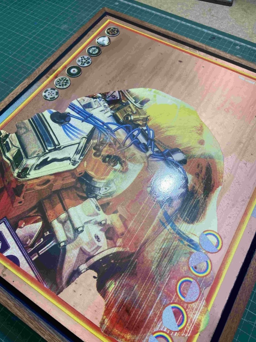 "Remember Me" Oxidised Copper Screenprinted Artwork E - shop_name