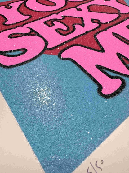 SEXY MF Diamond Dust Screenprint - shop_name