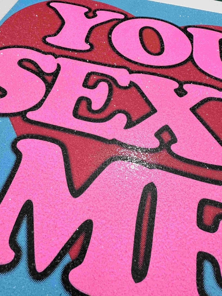 SEXY MF Diamond Dust Screenprint - shop_name